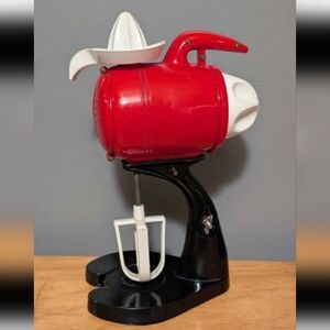 Vintage 1950's Ideal Toys Wind Up Mixer/Juicer Toy - Works!
